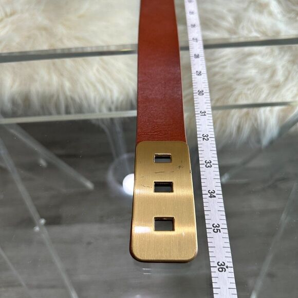 Diane Von Furstenberg Seraphina Leather Belt - Size Petite - Picture 9 of 10